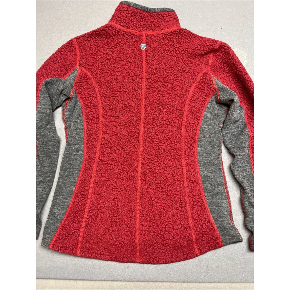 Kuhl Kozet Full Zip Jacket Womens Wool Sz L Large‎ Sherpa Zip Pockets Outdoors - Picture 4 of 4